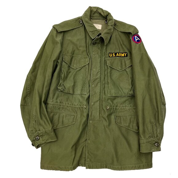 U.S. Army Other - Vintage US Army Jacket Medium Coat Wind Resistant Sateen Olive QM Shade 107 60s